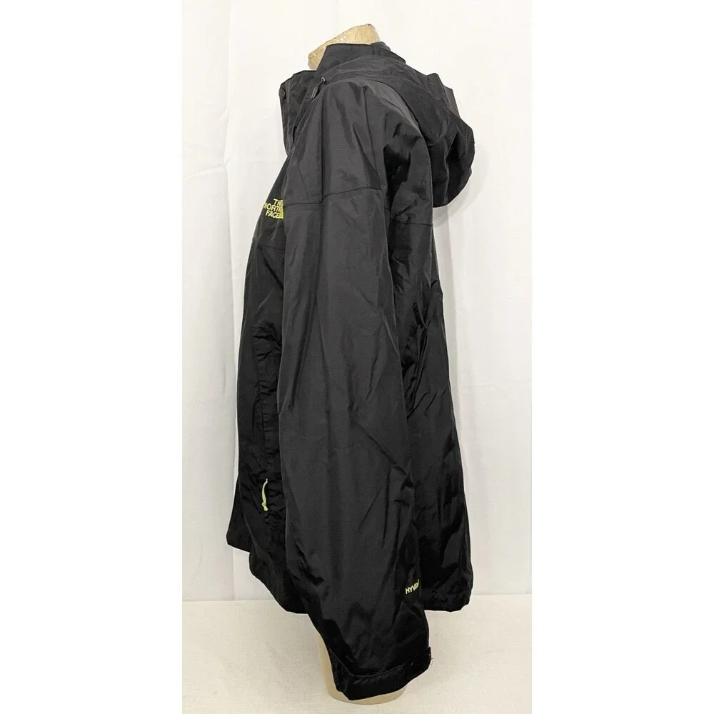 The North Face Jacket M Medium 46” Zip Long Sleeve Black Outdoor Fishing Nylon
